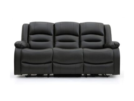 3 Seater Electric Recliner Sofa Black