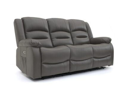 3 Seater Electric Recliner Sofa Grey