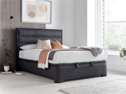 Bed with Storage and Headboard