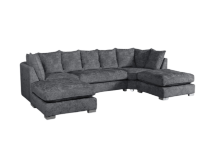 U Shape Sofa Chenille