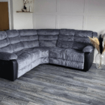 Grey Corner Recliner Sofa