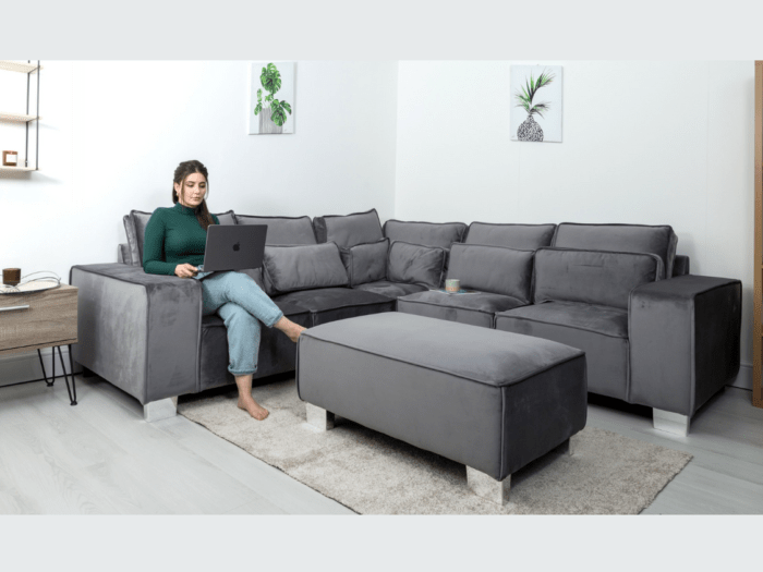 Large Double Corner Sofa