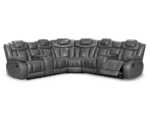 Leather Recliner Corner Sofa