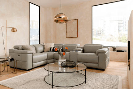 4 seater reclning corner sofa