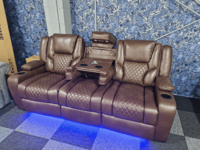 Electric Recliner Sofa Set