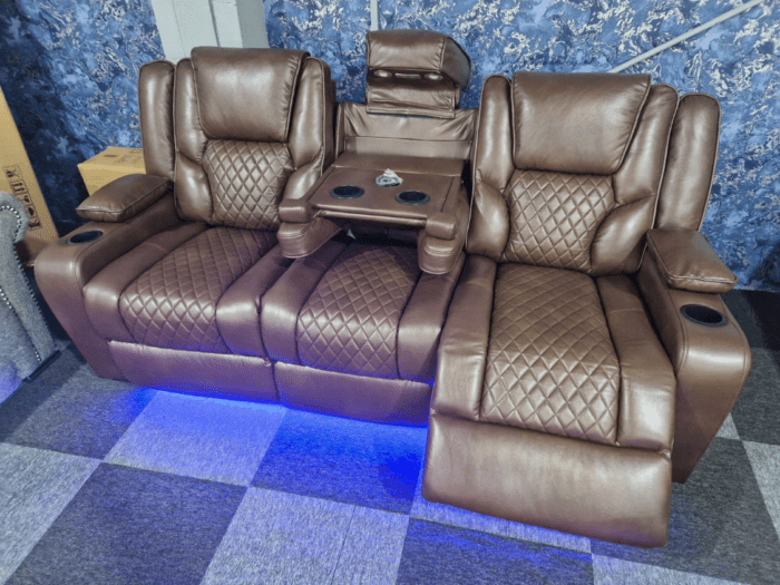 Electric Recliner Sofa Set