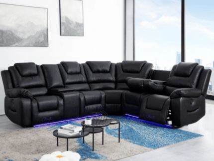 electric recliner corner sofa