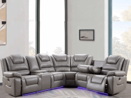 electric recliner corner sofa